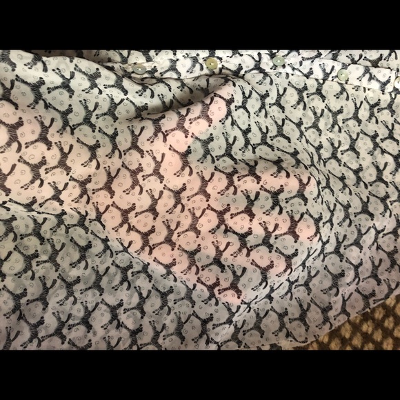 Anthro Zebra Top 💕 - Picture 5 of 8